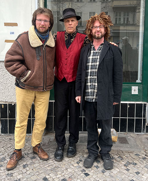Daniel Zander, Nikolas Schreck, and Agnes von Witzleben in Berlin