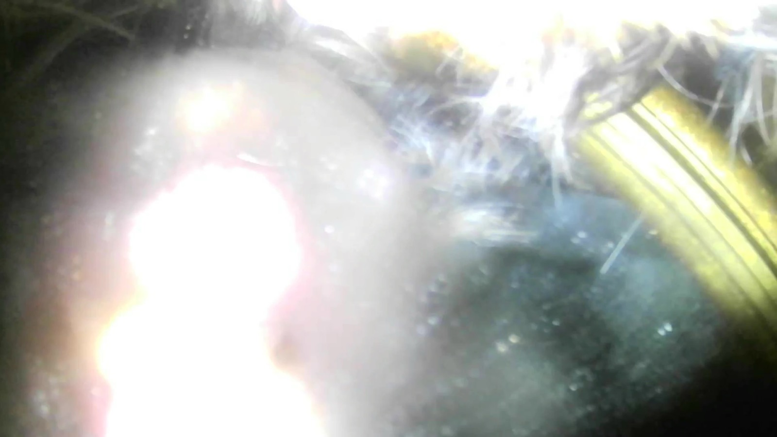 Overexposed face and streaming hair in Scrying Session number one.